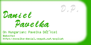 daniel pavelka business card